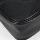 CHANEL COCO Mark Shoulder Bag Caviar Skin Black Gold CC Auth 121888-10