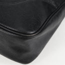 CHANEL COCO Mark Shoulder Bag Caviar Skin Black Gold CC Auth 121888-14