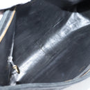 CHANEL COCO Mark Shoulder Bag Caviar Skin Black Gold CC Auth 121888-12