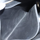 CHANEL COCO Mark Shoulder Bag Caviar Skin Black Gold CC Auth 121888-22