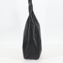 CHANEL COCO Mark Shoulder Bag Caviar Skin Black Gold CC Auth 121888-3