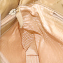 PRADA Hand Bag Nylon Beige Silver Auth 121920-20