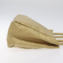 PRADA Hand Bag Nylon Beige Silver Auth 121920-3