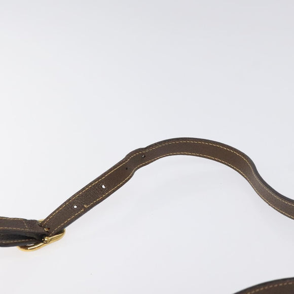 GUCCI GG Supreme Web Sherry Line Shoulder Bag PVC Beige 56 02 087 Auth 121924