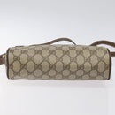 GUCCI GG Supreme Web Sherry Line Shoulder Bag PVC Beige 56 02 087 Auth 121924-5