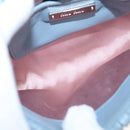 Miu Miu Matelasse Chain Shoulder Bag Leather Light Blue Auth 121929-11
