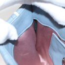 Miu Miu Matelasse Chain Shoulder Bag Leather Light Blue Auth 121929-22