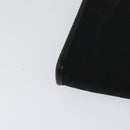 Christian Dior Trotter Canvas Shoulder Bag Black Gold Auth 121934-15