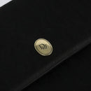 Christian Dior Trotter Canvas Shoulder Bag Black Gold Auth 121934-17