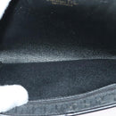 Christian Dior Trotter Canvas Shoulder Bag Black Gold Auth 121934-11