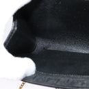 Christian Dior Trotter Canvas Shoulder Bag Black Gold Auth 121934-20