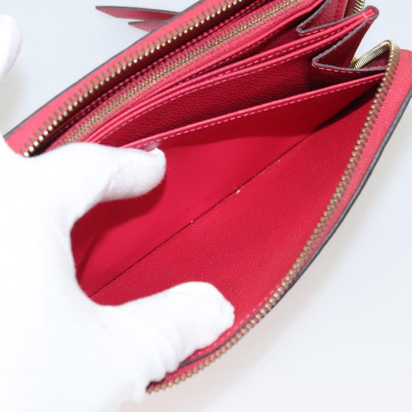 LOUIS VUITTON Monogram Empreinte Zippy Wallet Glenard M83639 LV Auth 121941