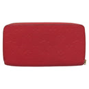 LOUIS VUITTON Monogram Empreinte Zippy Wallet Glenard M83639 LV Auth 121941-2