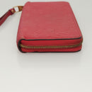 LOUIS VUITTON Monogram Empreinte Zippy Wallet Glenard M83639 LV Auth 121941-3