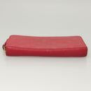 LOUIS VUITTON Monogram Empreinte Zippy Wallet Glenard M83639 LV Auth 121941-6