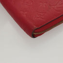 LOUIS VUITTON Monogram Empreinte Zippy Wallet Glenard M83639 LV Auth 121941-14