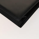 GIVENCHY Hand Bag Leather 2way Black Gold Auth 121947-15