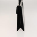 GIVENCHY Hand Bag Leather 2way Black Gold Auth 121947-3