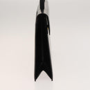 GIVENCHY Hand Bag Leather 2way Black Gold Auth 121947-4