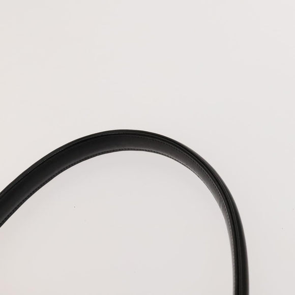 GIVENCHY Hand Bag Leather 2way Black Gold Auth 121947