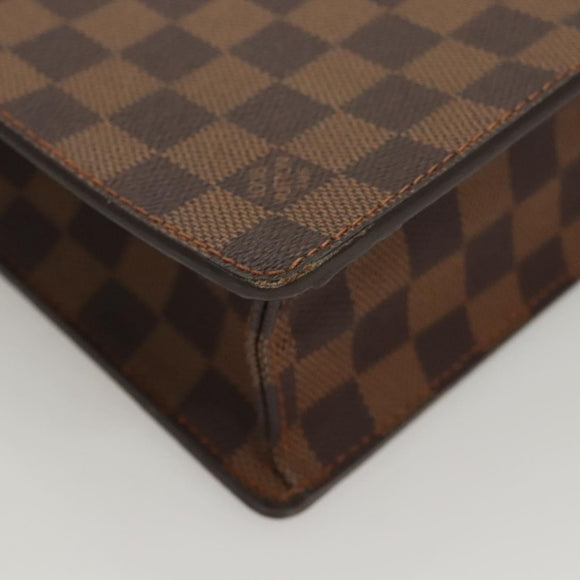 LOUIS VUITTON Damier Ebene Altona PM Briefcase N53315 LV Auth 121963