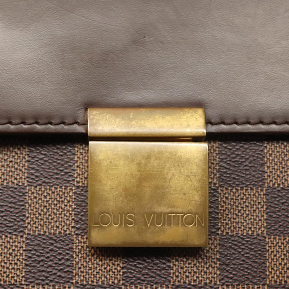 LOUIS VUITTON Damier Ebene Altona PM Briefcase N53315 LV Auth 121963