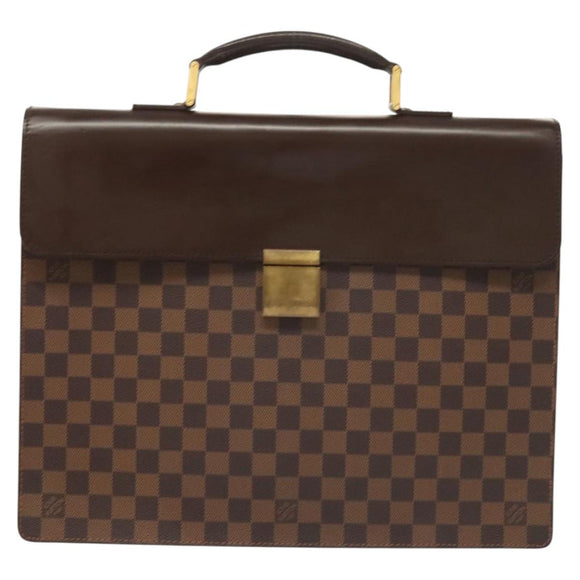 LOUIS VUITTON Damier Ebene Altona PM Briefcase N53315 LV Auth 121963