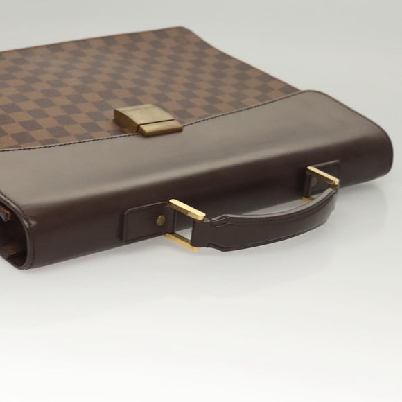 LOUIS VUITTON Damier Ebene Altona PM Briefcase N53315 LV Auth 121963