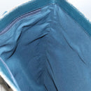 GUCCI GG Supreme Hand Bag PVC Beige Gold 131258 Auth 121977-19