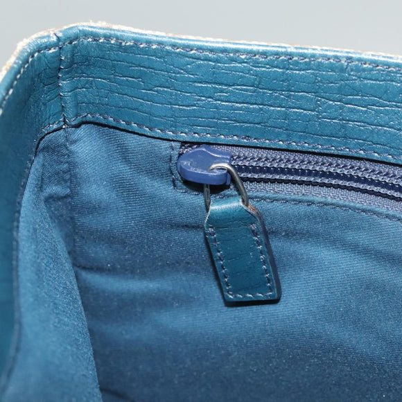 GUCCI GG Supreme Hand Bag PVC Beige Gold 131258 Auth 121977