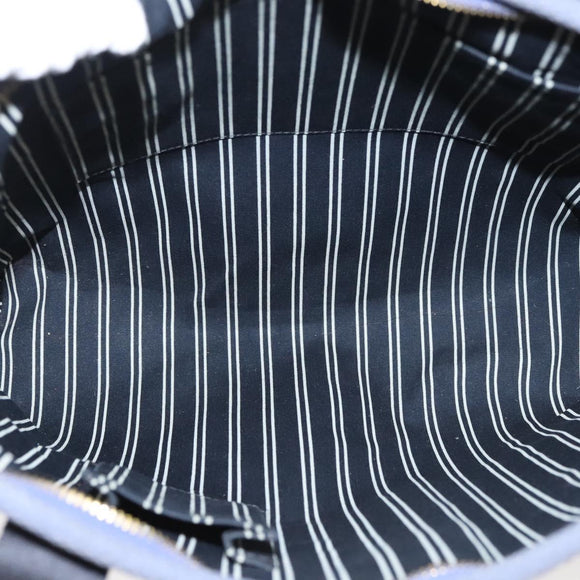 LOUIS VUITTON Antigua Cabas MM Tote Bag Blue M40087 LV Auth 121992