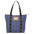LOUIS VUITTON Antigua Cabas MM Tote Bag Blue M40087 LV Auth 121992-2