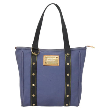 LOUIS VUITTON Antigua Cabas MM Tote Bag Blue M40087 LV Auth 121992 - 0
