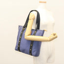 LOUIS VUITTON Antigua Cabas MM Tote Bag Blue M40087 LV Auth 121992-22