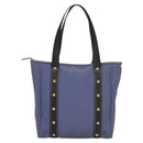 LOUIS VUITTON Antigua Cabas MM Tote Bag Blue M40087 LV Auth 121992-3