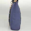 LOUIS VUITTON Antigua Cabas MM Tote Bag Blue M40087 LV Auth 121992-4