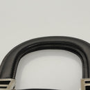 FENDI Hand Bag Nylon Black Silver Auth 122023-8