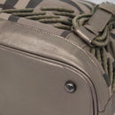 BURBERRY Nova Check Tote Bag PVC Gray Auth 122024-10