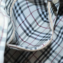 BURBERRY Nova Check Tote Bag PVC Gray Auth 122024-19