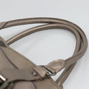 BURBERRY Nova Check Tote Bag PVC Gray Auth 122024-8