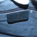 GUCCI GG Supreme Sherry Line Hand Bag PVC Navy Gold Red 378 012 3842 Auth 122029-19