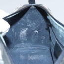 GUCCI GG Supreme Sherry Line Hand Bag PVC Navy Gold Red 378 012 3842 Auth 122029-21