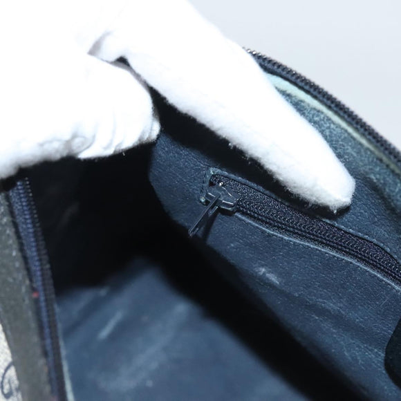 GUCCI GG Supreme Sherry Line Hand Bag PVC Navy Gold Red 378 012 3842 Auth 122029