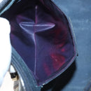 GUCCI GG Supreme Sherry Line Hand Bag PVC Navy Gold Red 378 012 3842 Auth 122029-11