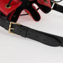 LOUIS VUITTON Epi Petit Noe Shoulder Bag Bicolor Black Red M44017 Auth 122033V-8