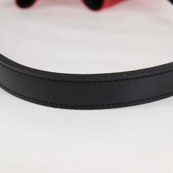 LOUIS VUITTON Epi Petit Noe Shoulder Bag Bicolor Black Red M44017 Auth 122033V