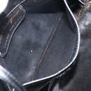 Salvatore Ferragamo Vala Shoulder Bag Leather Black Gold Auth 122037-11