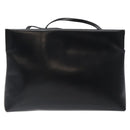 Salvatore Ferragamo Vala Shoulder Bag Leather Black Gold Auth 122037-2