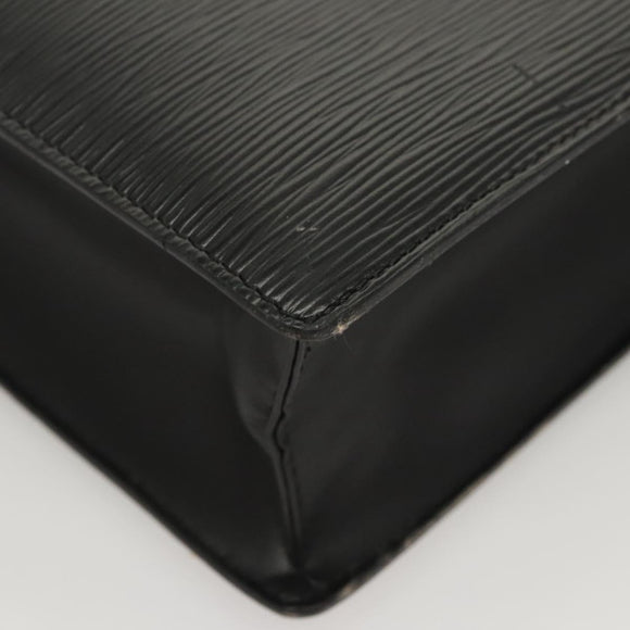 LOUIS VUITTON Epi Sac Plat Hand Bag Black M59082 LV Auth 122078