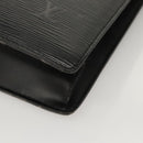 LOUIS VUITTON Epi Sac Plat Hand Bag Black M59082 LV Auth 122078-15